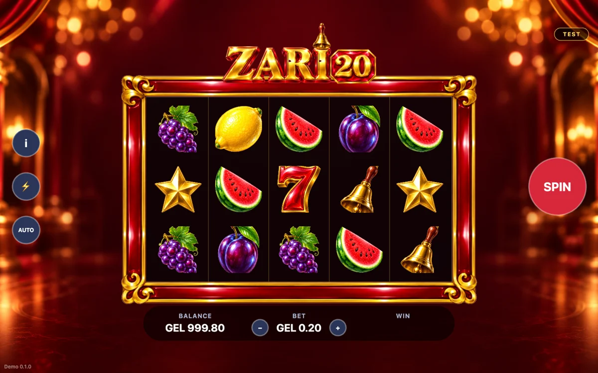 Zari 20 — A spin on a wide screen